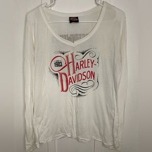 Harley Davidson Arizona Long Sleeve Shirt with Rhinestones